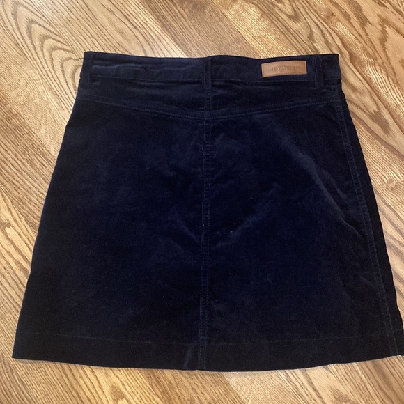 Womens JDY Denim corduroy mini skirt button front yolk waist - Picture 7 of 13